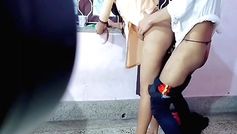 Indian girl with small boobs gets fucked on webcam