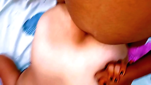 Indian teen in the bed and having fun with herself