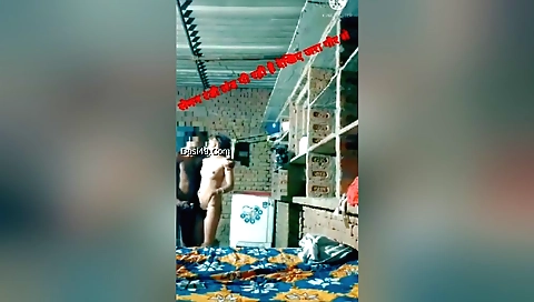 Indian amateur brunette gets fucked in a webcam video