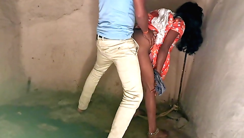 Amateur brunette has her mouth filled with a big dick