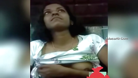 Solo brunette with amazing boobs and beautiful body