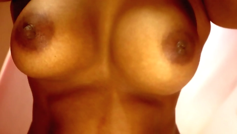 Sexy little Indian girl with a sexy body is dancing