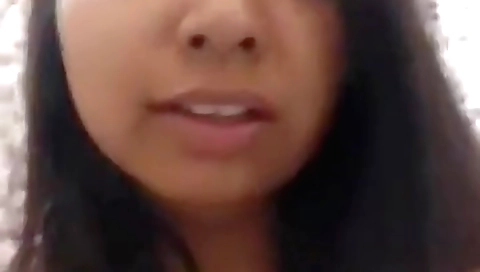 Big ass brunette 18+ shows her pussy in webcam video