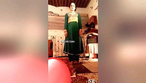 Brunette beauty shows off her beautiful ass and tits