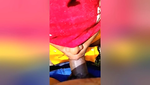 Indian girl in a bikini sucks and gets her face in the cock