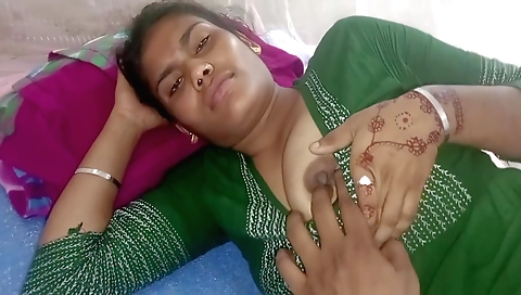 Indian amateur brunette teen gets fucked by her husband