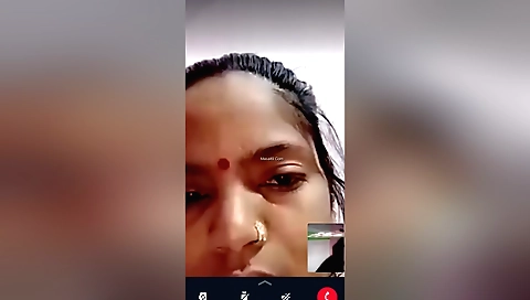 Bhabhi in a sexy outfit is showing her body and legs