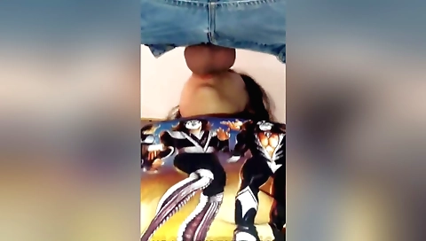 My amateur brunette deepthroat sucking on the dick from home 9781