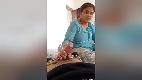 I'm making sure to pay my stepsister for my handjob