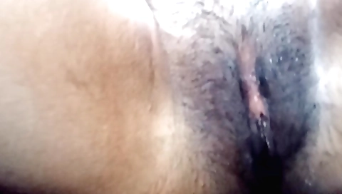 Indian girl with a hairy pussy has her own homemade video