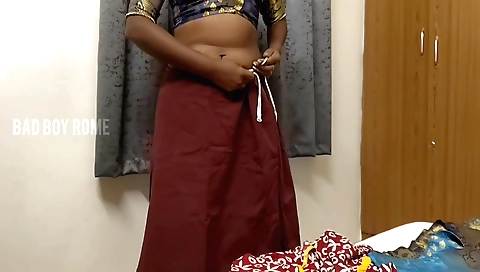 Horny teen girl enjoys her time alone in bed and gives a blowjob