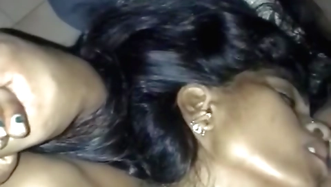 Brunette amateur with big natural tits getting fucked