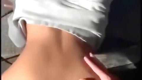 Petite brunette with a tight body fucked in POV video