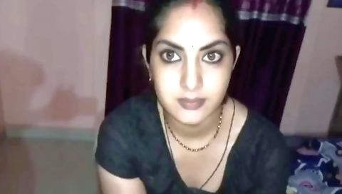 Indian brunette with big boobs has her pussy destroyed
