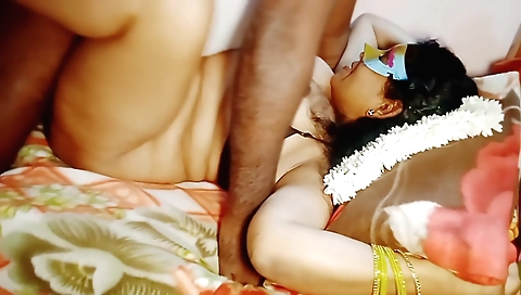 Indian teen fuck in the bedroom with her house owner