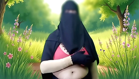 Indian housewife with a big pussy plays with a big dick