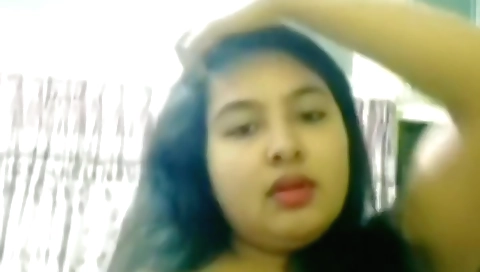 Amazing teen with big tits takes a dip in her favorite puddle