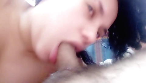 Indian amateur brunette gets fucked in a deepthroat