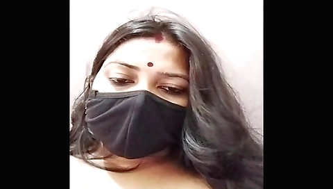 Bitched indian chick with big boobs and ass shows her pussy