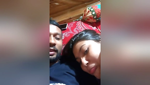 Amateur wife and her husband are making love with each other