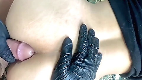 Indian milf is in her stepmom clothes and her son is in a black suit