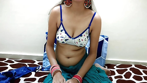 Brunette teen with a nice body takes a step into a world