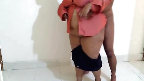 Busty indian girl in a bikini is doing a big ass amateur video