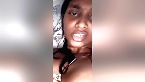 Horny brunette hairy girl shows off her amazing body