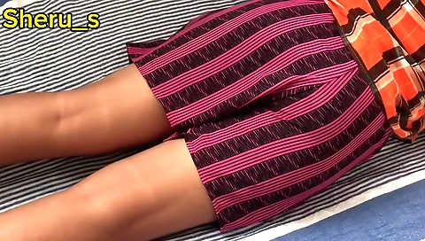 Indian big-titted milf showing off her massive ass in hd