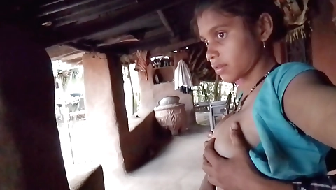 Indian brunette girl is going to have an awesome bhabhi