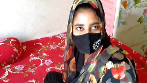 Hot girl gets out of a plastic tube and she is ready to eat