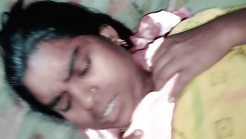 Indian hairy babe with large boobs fucked on the floor