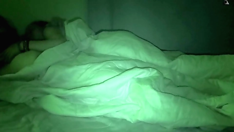 Indian couple sharing their everyday life in the bedroom