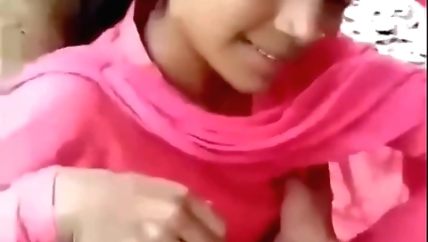 Outdoor teen in shorts gets her pussy fucked outdoors