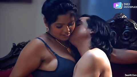 Brunette with big tits and an awesome ass taking on a big cock