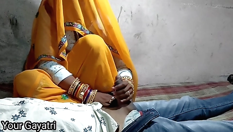 Indian bhabi gets fucked in a sexy position on a sofa