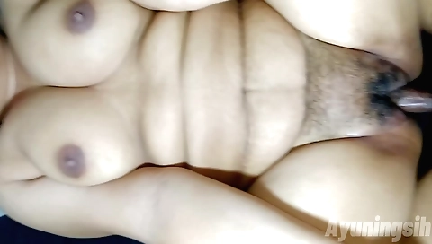 Hussy and her sexy stepmom get their hairy pussy creampied