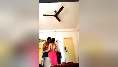 Amateur brunette gets caught in webcam game and sucking