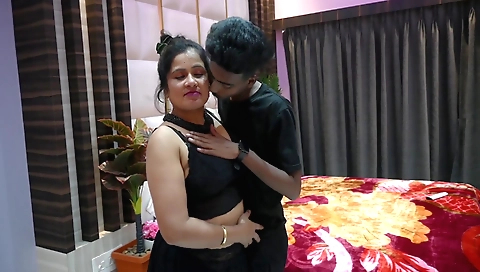 Indian cunt-bashing teacher teaches a hot teen a new skill