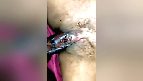 Indian husband with dripping cunt fucked in cunnings