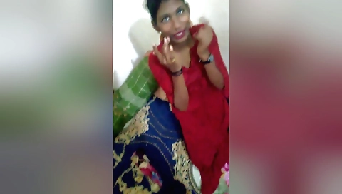 Indian teen amateur video with brunette and her boobs