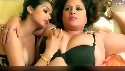 Indian lesbian drama with a hot brunette and lesbian