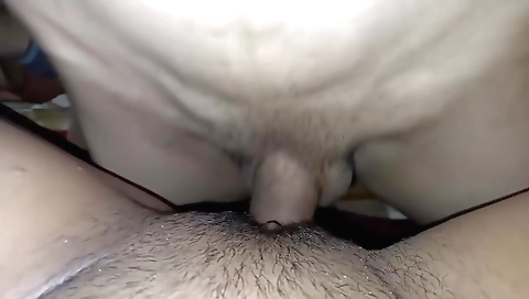 Indian girl has a very hairy pussy and a hairy beard