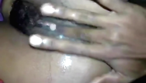 Sex of the girl on her boyfriend in the living room