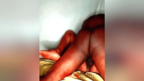 My big-ass brunette girl in a sexy black skirt and jeans