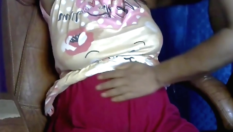 Indian slut with huge tits sucks and rides a big cock