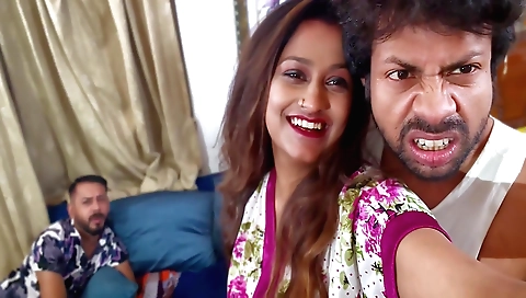 Busty brunette with big tits gets her hole pounded