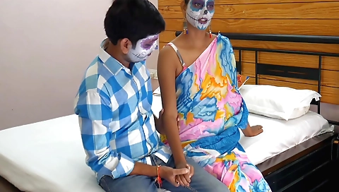 A dirty brunette with a tight ass is fucked in the ass