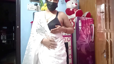 Indian hairy solo girl plays with her shaved pussy