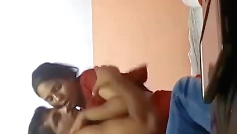 Indian girl is giving a handjob to a couple of bhabhi dehati